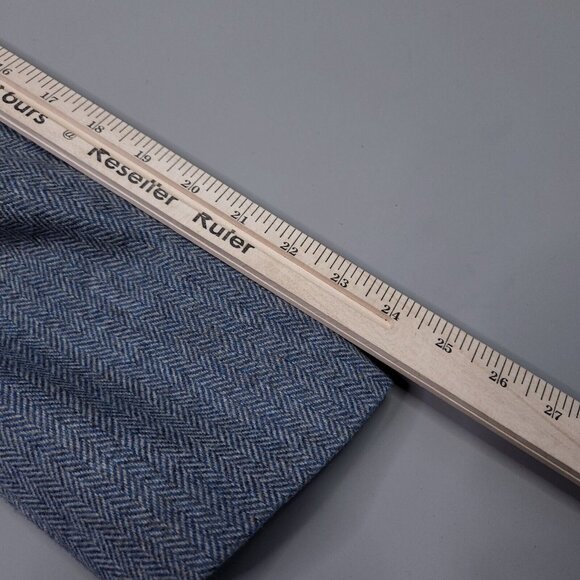 Astor & Black Nobility Herringbone Wool 2 Peice Suit Surgeon Cuffs 42 Chest - Picture 12 of 15